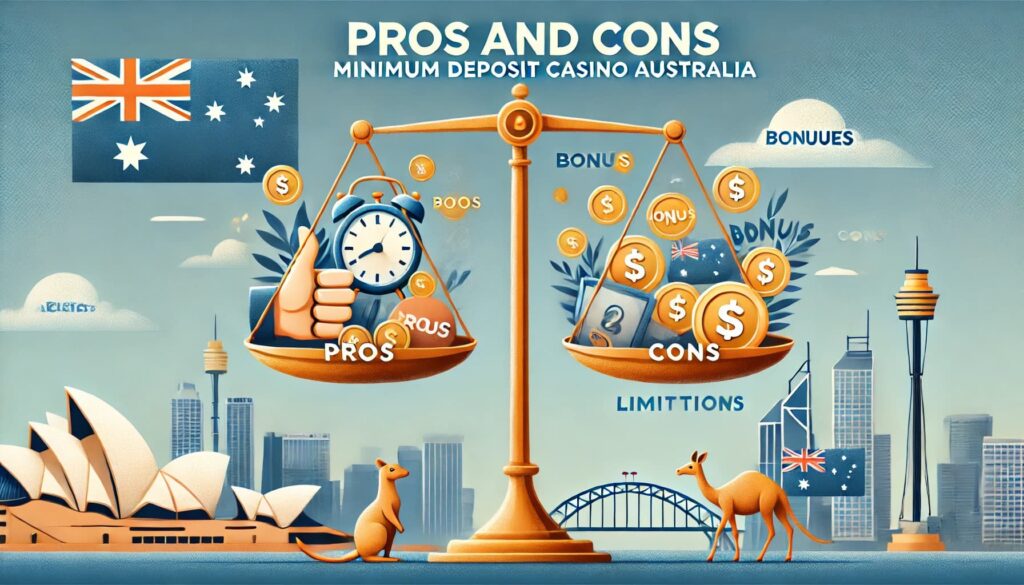 Pros and Cons of Minimum Deposit Casino Australia